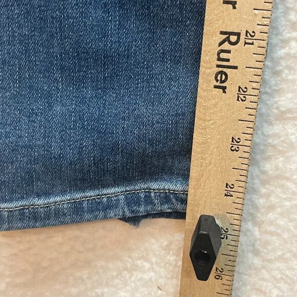 Kut From The Kloth Jeans Womens 4 Blue Elizabeth Crop Straight Mid Rise Denim 28 - Picture 14 of 15